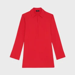 Theory Polo Mini Dress In Crepe-Women Dresses