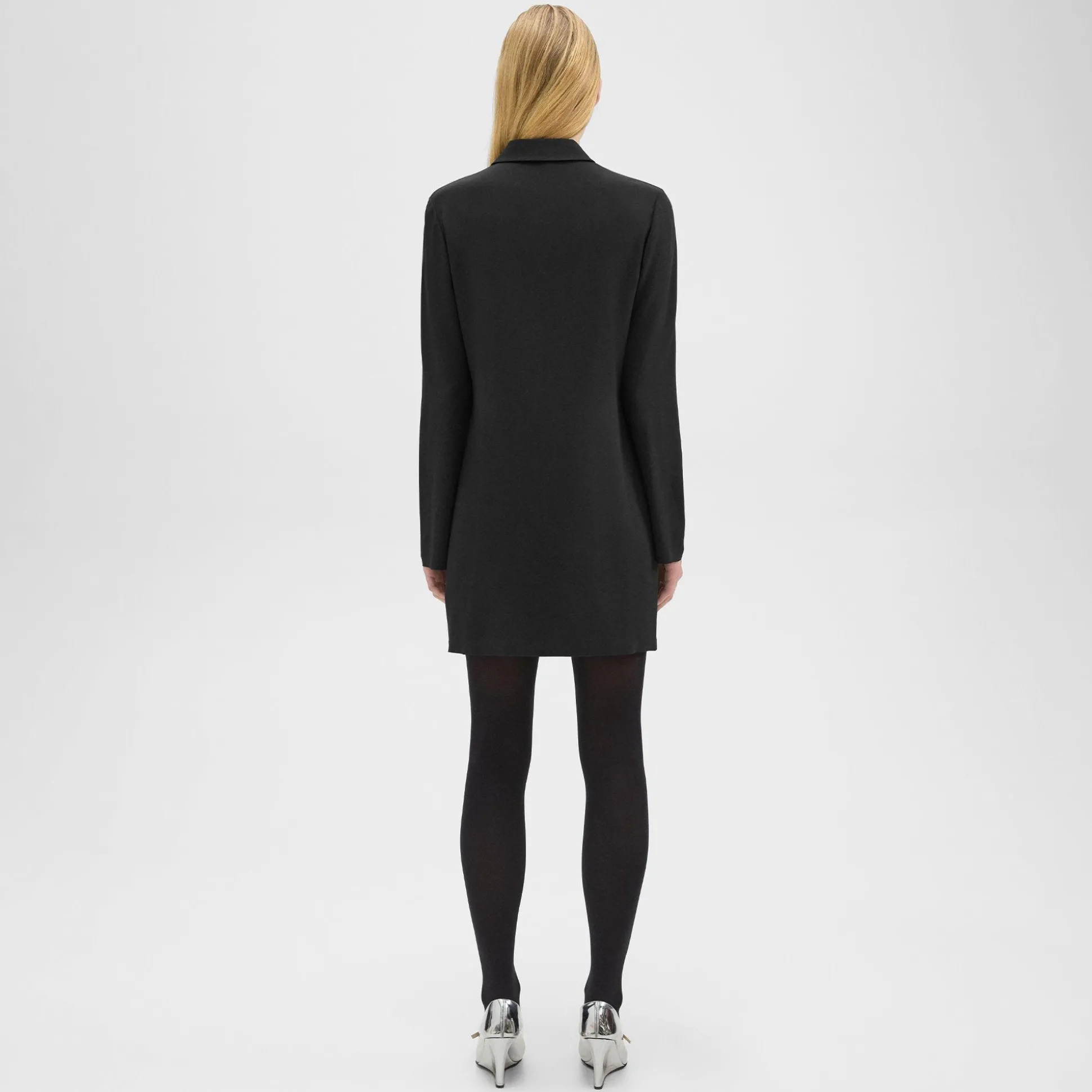 Theory Polo Mini Dress In Crepe-Women Dresses