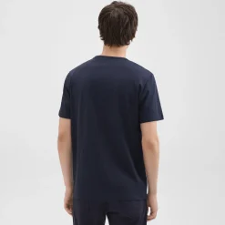 Theory Precise Tee In Luxe Cotton Jersey-Men T-shirts + Polos