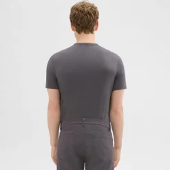 Theory Precise Tee In Luxe Cotton Jersey-Men T-shirts + Polos