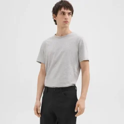 Theory Precise Tee In Luxe Cotton Jersey-Men T-shirts + Polos