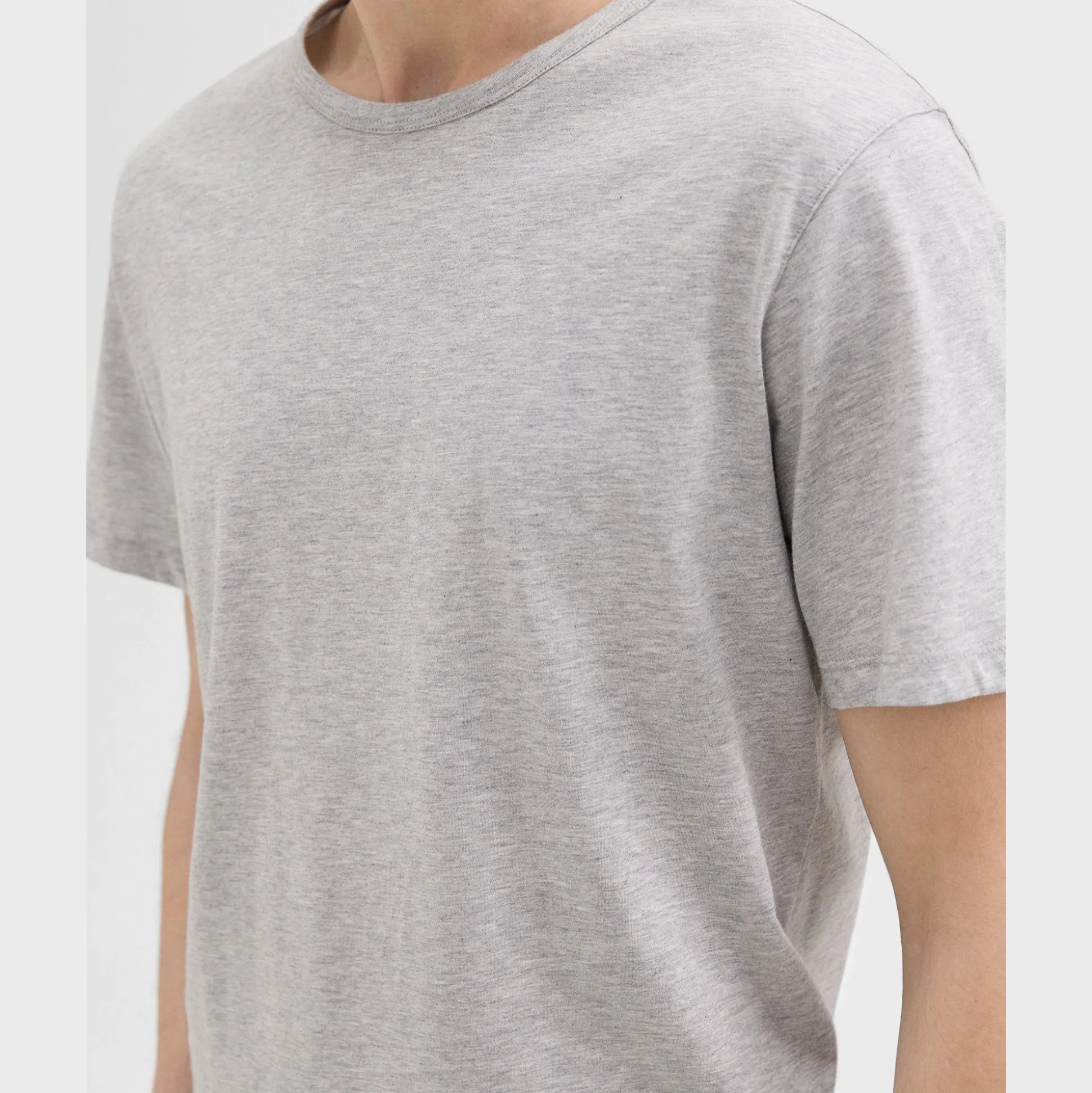 Theory Precise Tee In Luxe Cotton Jersey-Men T-shirts + Polos