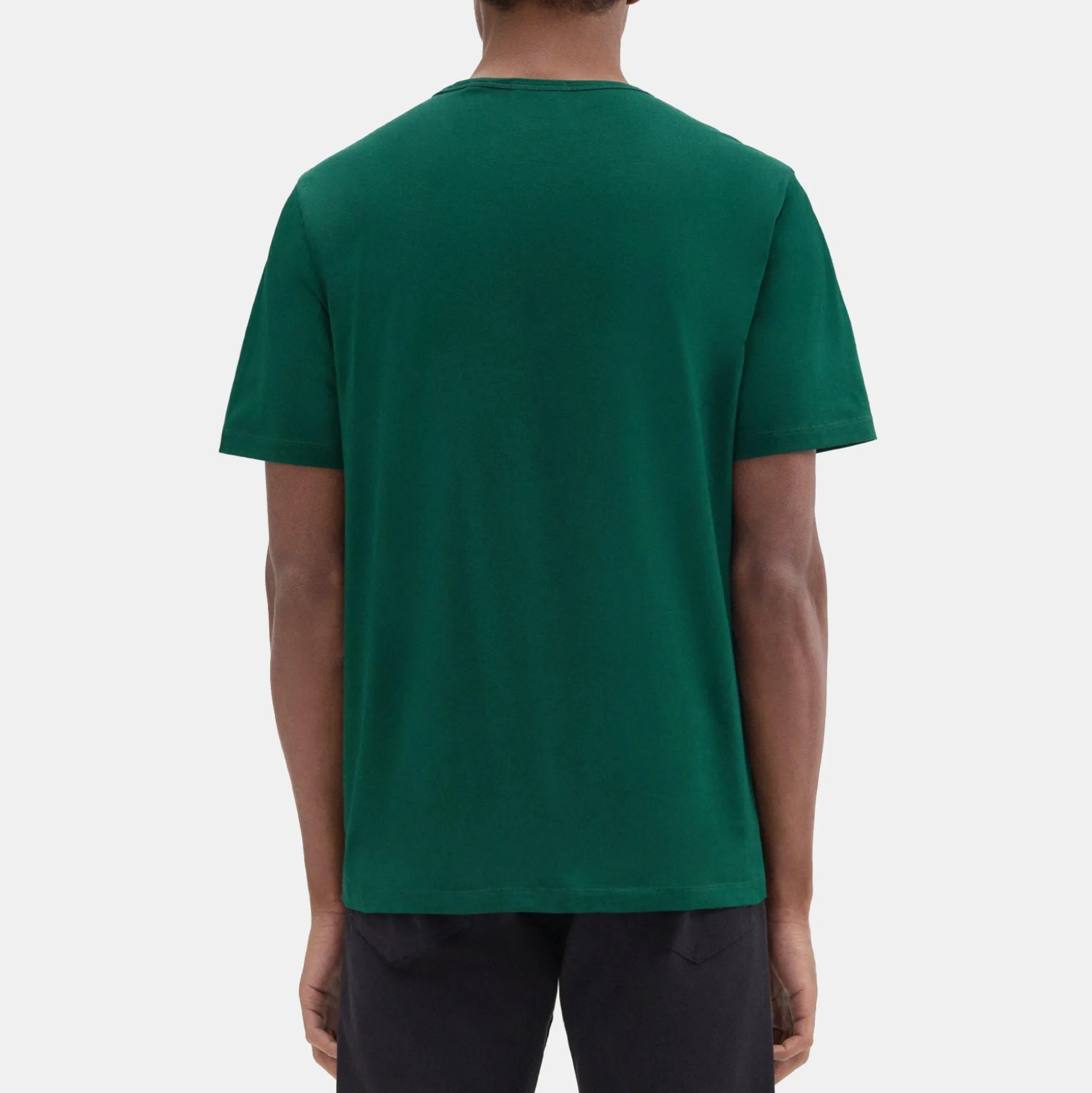 Theory Precise Tee In Luxe Cotton Jersey-Men T-shirts + Polos