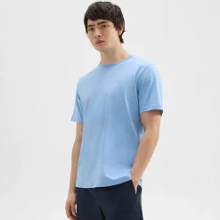 Theory Precise Tee In Luxe Cotton Jersey-Men T-shirts + Polos