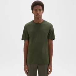 Theory Precise Tee In Luxe Cotton Jersey-Men T-shirts + Polos