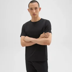 Theory Precise Tee In Luxe Cotton Jersey-Men T-shirts + Polos