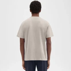 Theory Precise Tee In Luxe Cotton Jersey-Men T-shirts + Polos
