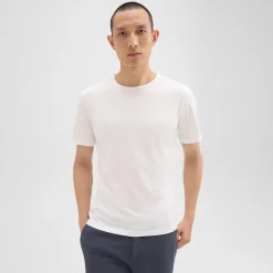 Theory Precise Tee In Luxe Cotton Jersey-Men T-shirts + Polos
