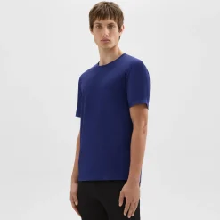 Theory Precise Tee In Luxe Cotton Jersey-Men T-shirts + Polos