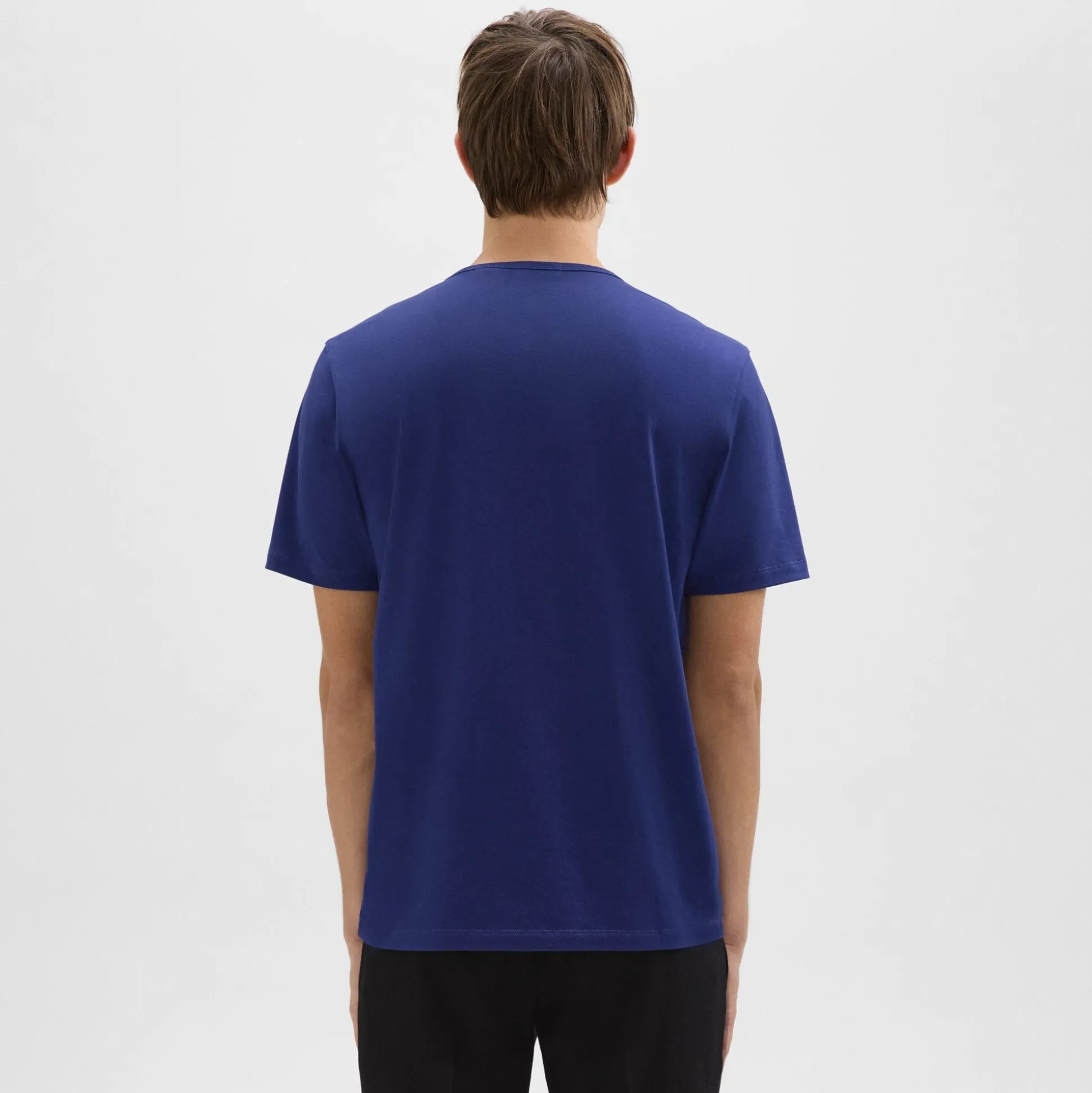 Theory Precise Tee In Luxe Cotton Jersey-Men T-shirts + Polos