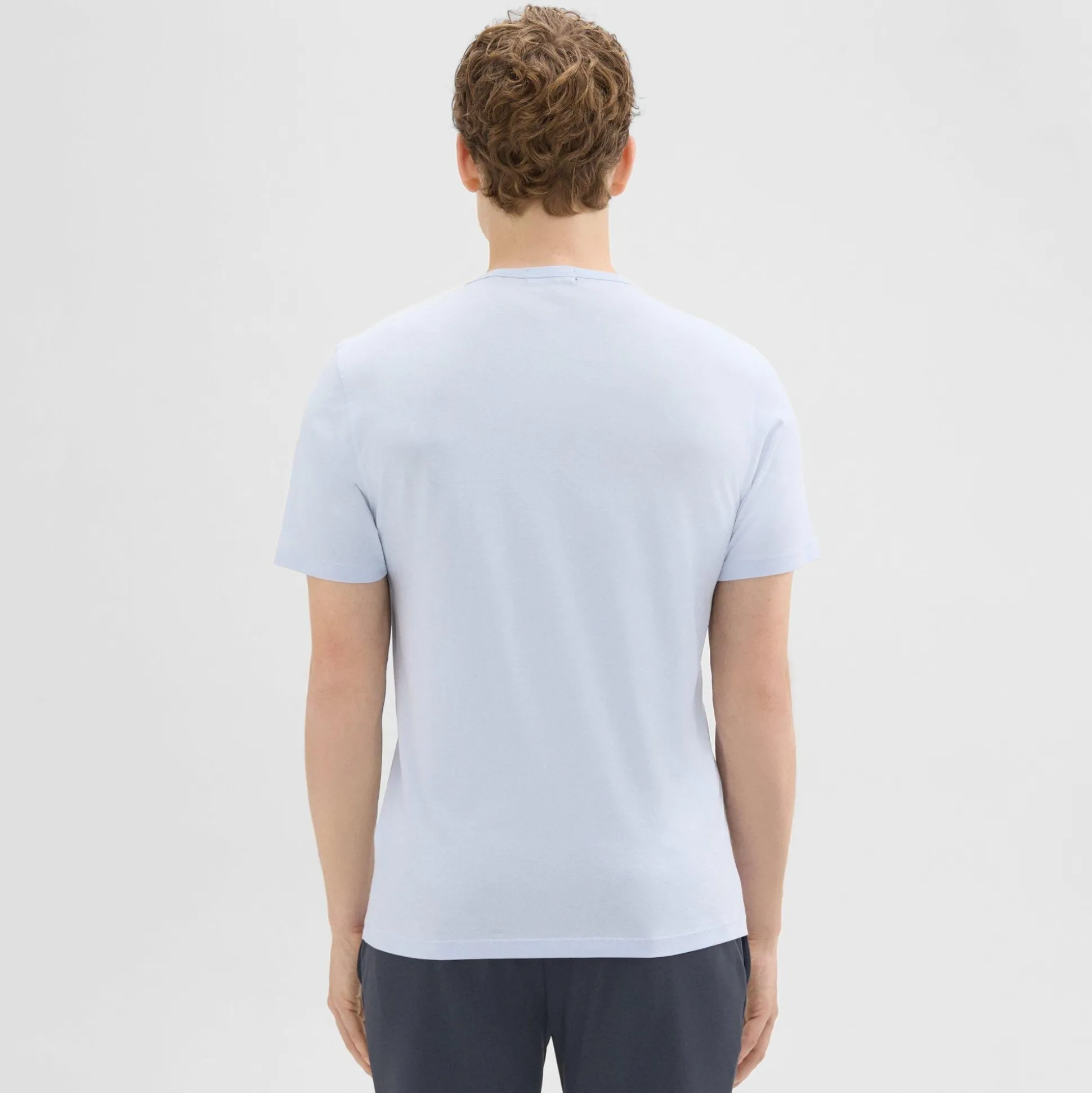 Theory Precise Tee In Luxe Cotton Jersey-Men T-shirts + Polos