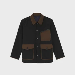 Theory Quilted Feather Nylon Barn Jacket-Men Outerwear