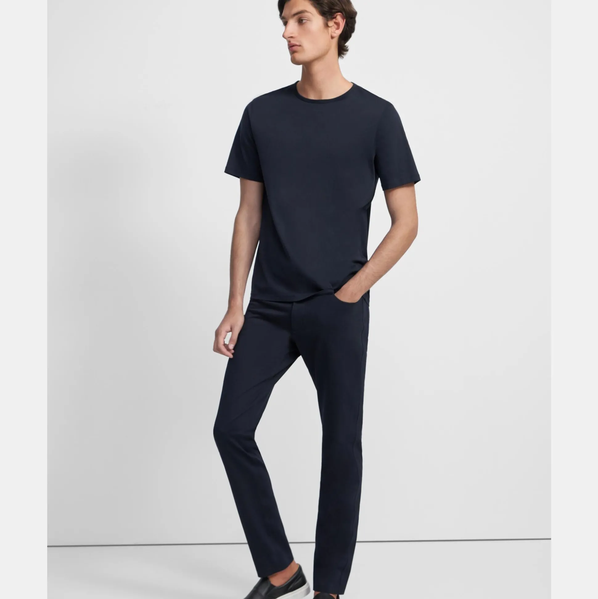 Theory Raffi 5-Pocket Pant In Compact Ponte-Men Pants
