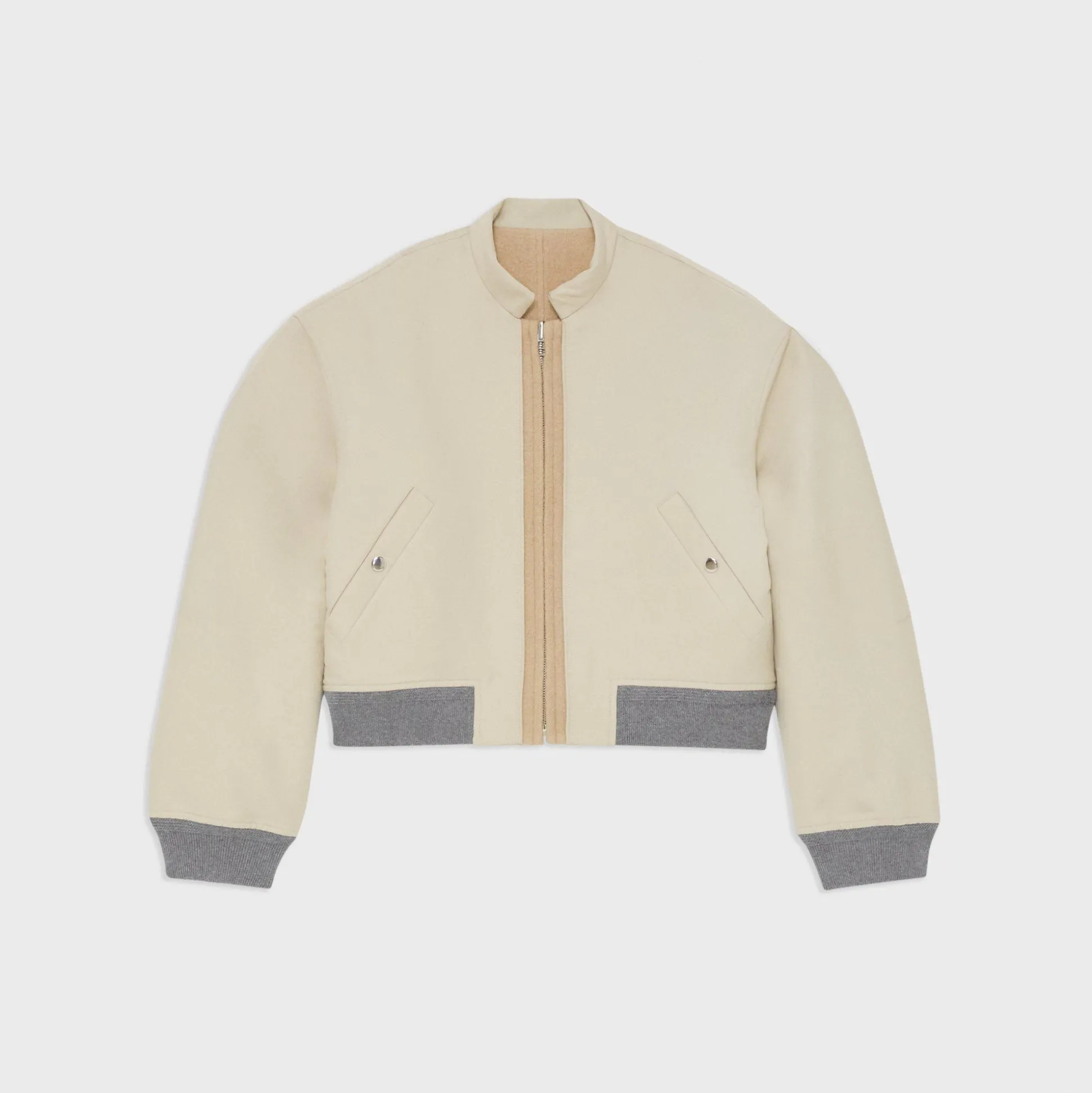 Theory Recycled Poly Reversible Bomber Jacket-Women Outerwear