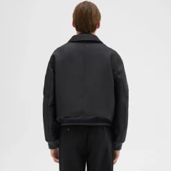 Theory Recycled Poly Reversible Bomber Jacket-Men Outerwear