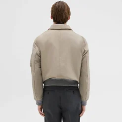 Theory Recycled Poly Reversible Bomber Jacket-Men Outerwear