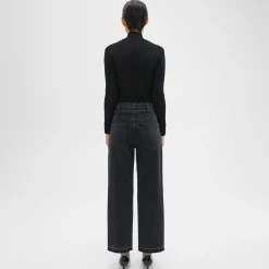 Theory Relaxed Straight Jean In Stretch Denim-Women Pants