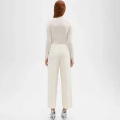 Theory Relaxed Straight Pant In Admiral Crepe-Women Suits|Pants