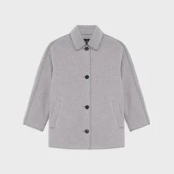 Theory Reversible Recycled Wool Car Coat-Women Outerwear