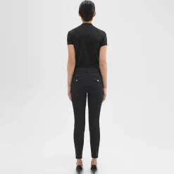 Theory Riding Pant In Stretch Cotton-Women Pants