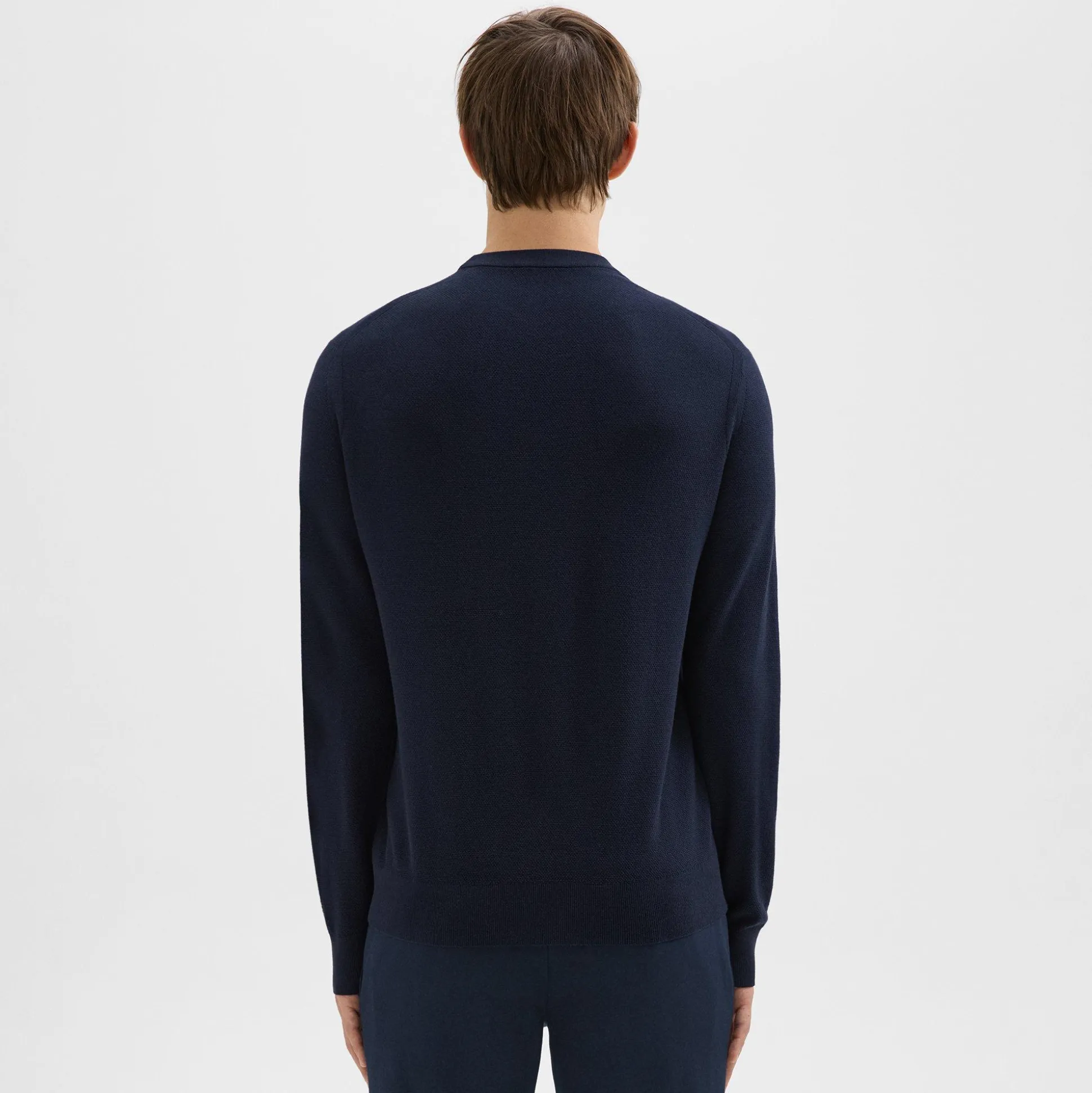 Theory Riland Sweater In Light Bilen-Men Sweaters + Cardigans