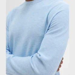 Theory Riland Sweater In Light Bilen-Men Sweaters + Cardigans