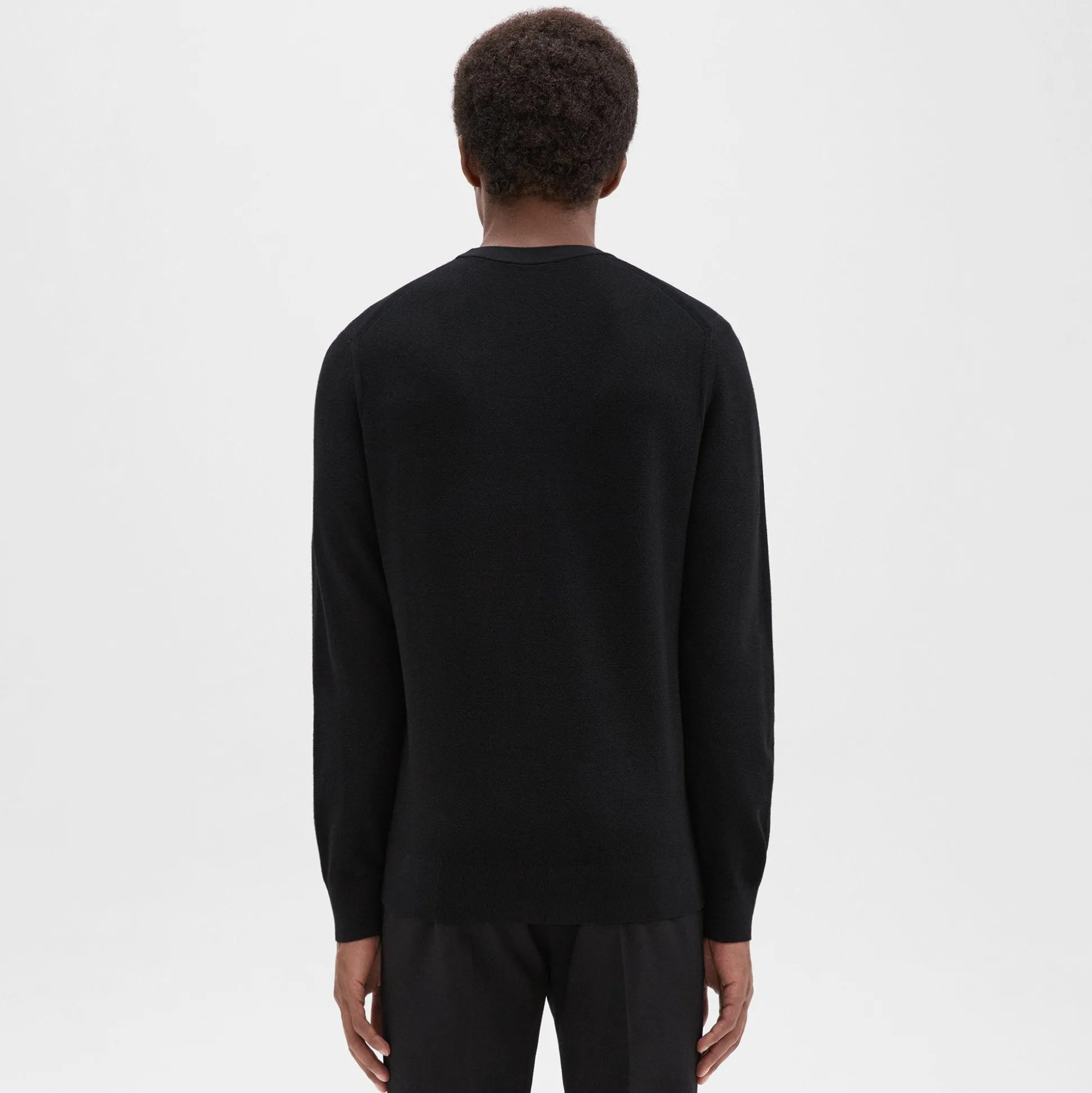 Theory Riland Sweater In Light Bilen-Men Sweaters + Cardigans