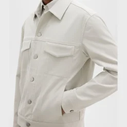 Theory River Trucker Jacket In Neoteric Twill-Men Outerwear