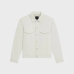 Theory River Trucker Jacket In Neoteric Twill-Men Outerwear