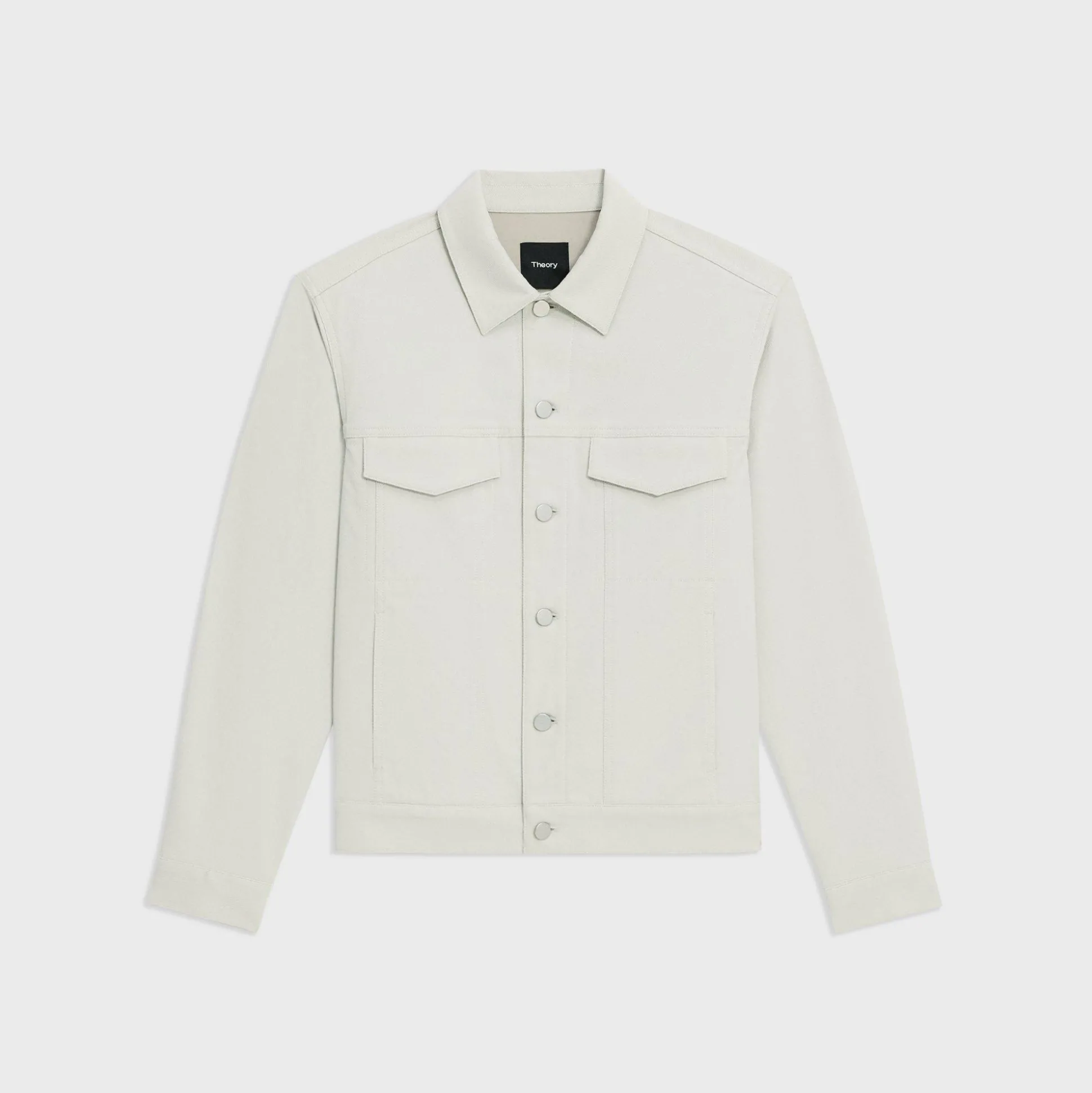 Theory River Trucker Jacket In Neoteric Twill-Men Outerwear