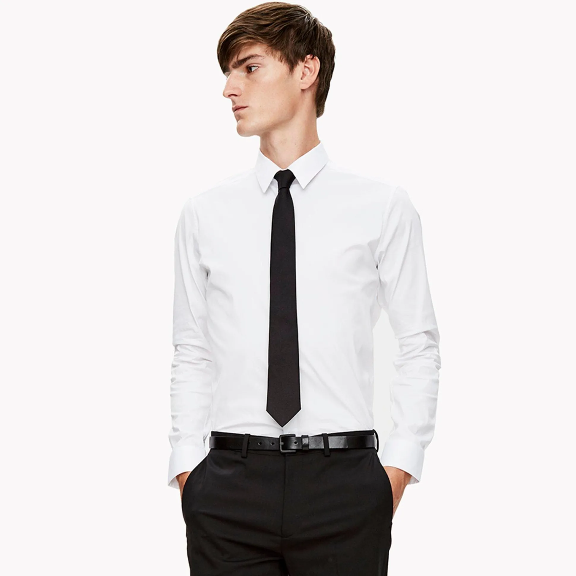 Theory Roadster Slim Tie In Silk-Men Accessories