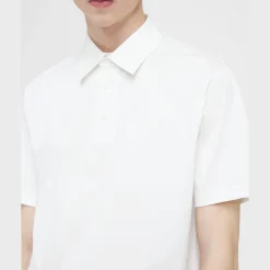 Theory Ronan Polo Shirt In Structure Knit-Men T-shirts + Polos