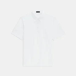 Theory Ronan Polo Shirt In Structure Knit-Men T-shirts + Polos