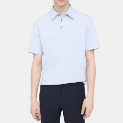 Theory Ronan Polo Shirt In Structure Knit-Men T-shirts + Polos