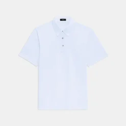 Theory Ronan Polo Shirt In Structure Knit-Men T-shirts + Polos