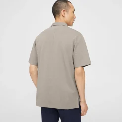 Theory Ryder Short-Sleeve Polo In Waffle Knit-Men T-shirts + Polos