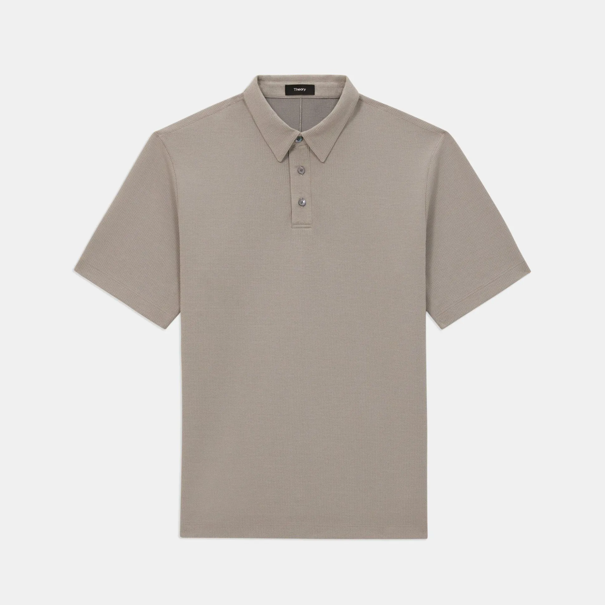 Theory Ryder Short-Sleeve Polo In Waffle Knit-Men T-shirts + Polos