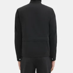 Theory Rylen Racer Jacket In Foundation Twill-Men Outerwear|Blazers + Jackets