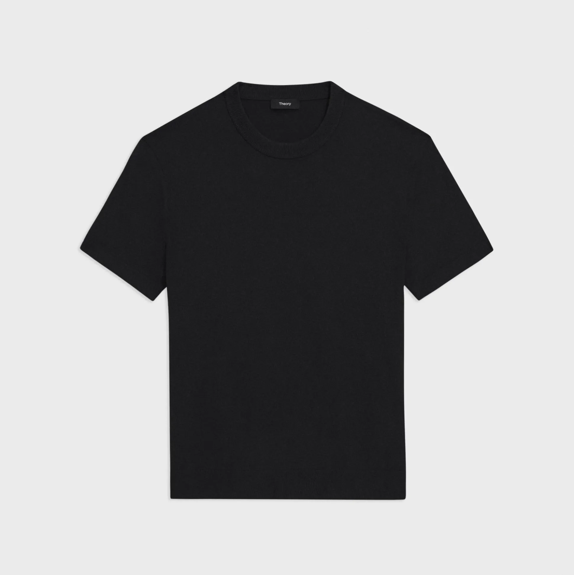 Theory Sarior Short-Sleeve Sweater In Light Bilen-Men T-shirts + Polos|Sweaters + Cardigans