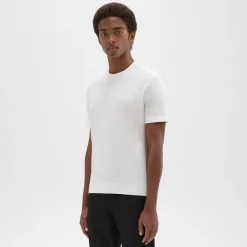 Theory Sarior Short-Sleeve Sweater In Light Bilen-Men T-shirts + Polos|Sweaters + Cardigans