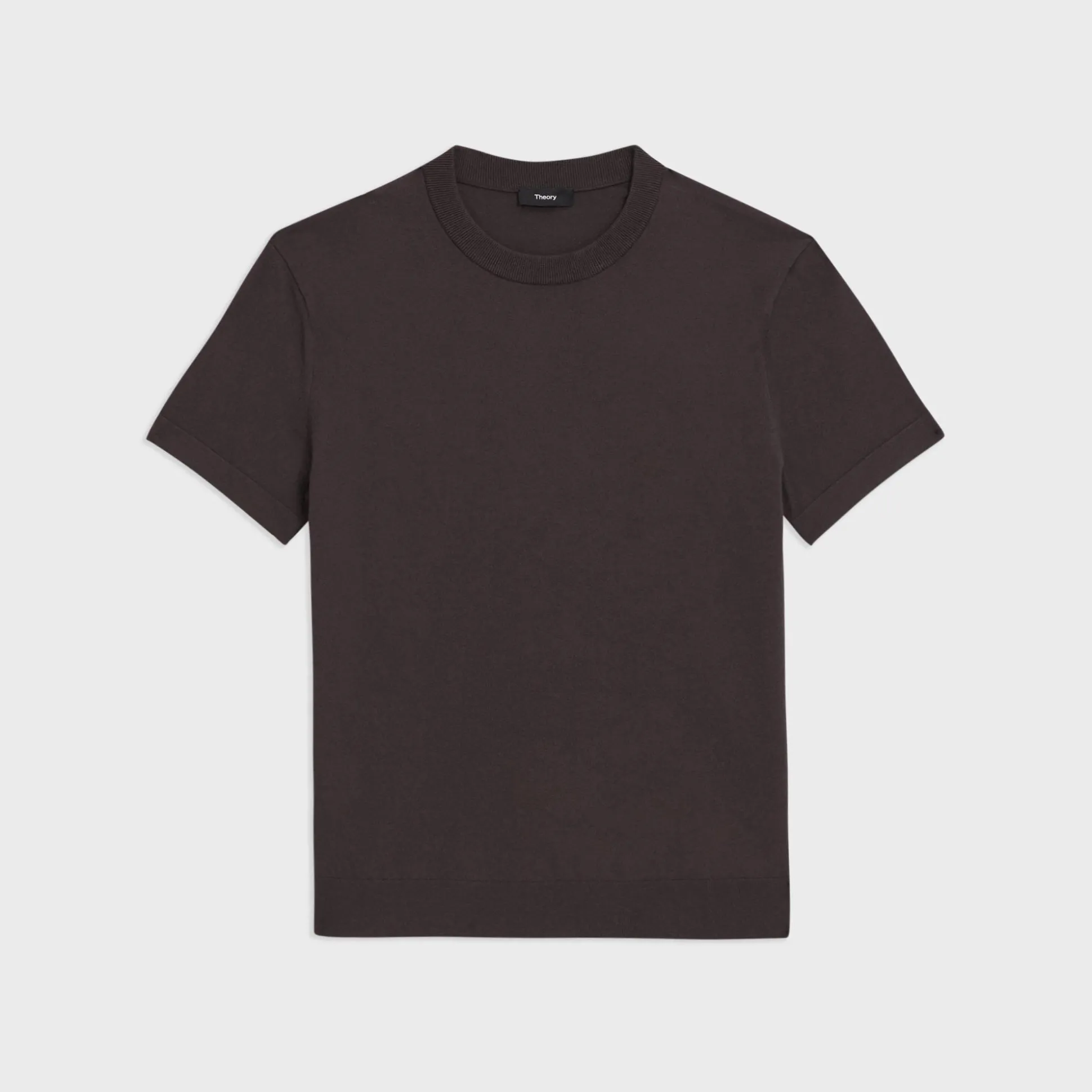 Theory Sarior Short-Sleeve Sweater In Light Bilen-Men Sweaters + Cardigans|T-shirts + Polos