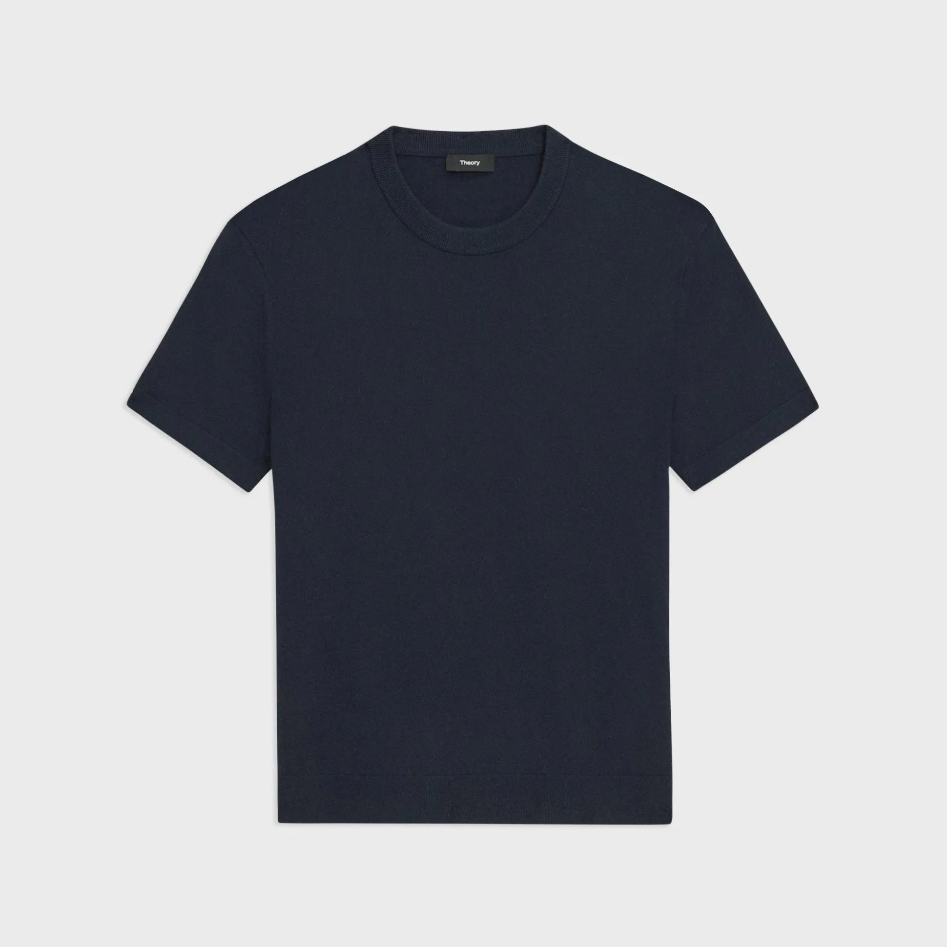 Theory Sarior Short-Sleeve Sweater In Light Bilen-Men Sweaters + Cardigans|T-shirts + Polos