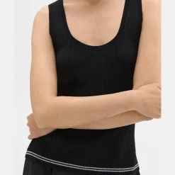 Theory Scoop Neck Sweater Shell In Regal Wool-Women Sweaters + Cardigans