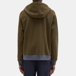 Theory Scuba Quarter-Zip Hoodie-Men Sweatshirts + Hoodies