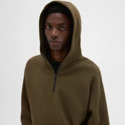 Theory Scuba Quarter-Zip Hoodie-Men Sweatshirts + Hoodies