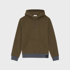Theory Scuba Quarter-Zip Hoodie-Men Sweatshirts + Hoodies
