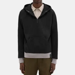 Theory Scuba Quarter-Zip Hoodie-Men Sweatshirts + Hoodies