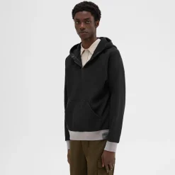 Theory Scuba Quarter-Zip Hoodie-Men Sweatshirts + Hoodies