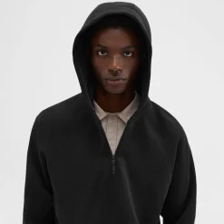Theory Scuba Quarter-Zip Hoodie-Men Sweatshirts + Hoodies