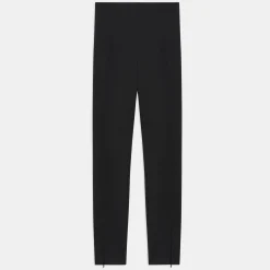 Theory Seamed Slit Legging In Precision Ponte-Women Pants
